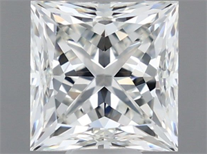 Picture of Natural Diamond 0.70 Carats, Princess with  Cut, G Color, VVS1 Clarity and Certified by IGI