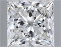Natural Diamond 2.01 Carats, Princess with  Cut, H Color, SI2 Clarity and Certified by GIA