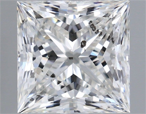 Picture of Natural Diamond 2.01 Carats, Princess with  Cut, H Color, SI2 Clarity and Certified by GIA