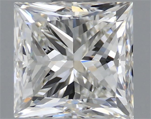 Picture of Natural Diamond 1.00 Carats, Princess with  Cut, H Color, VS1 Clarity and Certified by IGI