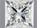 Natural Diamond 1.00 Carats, Princess with  Cut, H Color, VVS2 Clarity and Certified by IGI