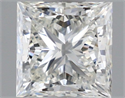 Natural Diamond 0.70 Carats, Princess with  Cut, H Color, VVS2 Clarity and Certified by IGI