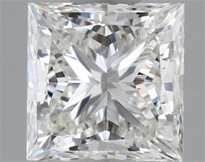 Picture of Natural Diamond 0.70 Carats, Princess with  Cut, H Color, VVS2 Clarity and Certified by IGI