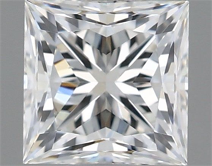 Picture of Natural Diamond 0.70 Carats, Princess with  Cut, H Color, VVS2 Clarity and Certified by IGI