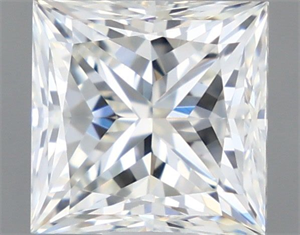 Picture of Natural Diamond 1.00 Carats, Princess with  Cut, H Color, VVS2 Clarity and Certified by IGI