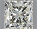 Natural Diamond 1.50 Carats, Princess with  Cut, J Color, VS2 Clarity and Certified by IGI