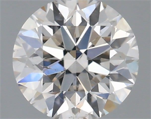 Picture of Natural Diamond 0.40 Carats, Round with Excellent Cut, I Color, SI2 Clarity and Certified by IGI