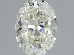 Foto Diamante Natural 1.01 quilates, Ovalado , Color J, claridad SI2 y certificado IGI de