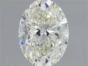 Foto Diamante Natural 1.00 quilates, Ovalado , Color J, claridad SI2 y certificado IGI de