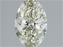 Diamante Natural 1.00 quilates, Ovalado , Color J, claridad SI2 y certificado IGI
