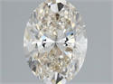 Natural Diamond 1.20 Carats, Oval with  Cut, J Color, SI2 Clarity and Certified by IGI