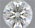 Natural Diamond 0.45 Carats, Round with Excellent Cut, J Color, VVS1 Clarity and Certified by GIA