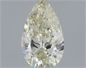 Natural Diamond 0.40 Carats, Pear with  Cut, J Color, SI1 Clarity and Certified by IGI
