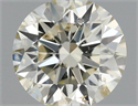 Diamante Natural 0.40 quilates, Redondo , Color K, claridad SI2 y certificado IGI