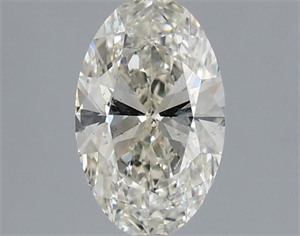 Picture of Natural Diamond 1.00 Carats, Oval with  Cut, I Color, SI1 Clarity and Certified by IGI