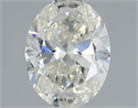Diamante Natural 0.90 quilates, Ovalado , Color I, claridad SI1 y certificado IGI