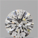 Natural Diamond 0.53 Carats, Round with Excellent Cut, H Color, VS1 Clarity and Certified by GIA