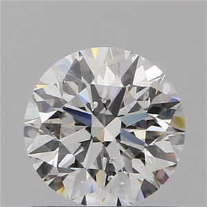 Picture of Natural Diamond 0.70 Carats, Round with Excellent Cut, E Color, SI2 Clarity and Certified by GIA