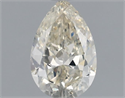 Natural Diamond 0.93 Carats, Pear with  Cut, J Color, SI2 Clarity and Certified by IGI