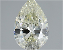 Natural Diamond 1.00 Carats, Pear with  Cut, K Color, SI2 Clarity and Certified by IGI