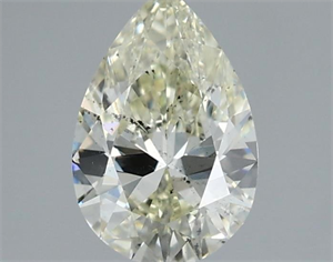Picture of Natural Diamond 1.00 Carats, Pear with  Cut, K Color, SI2 Clarity and Certified by IGI