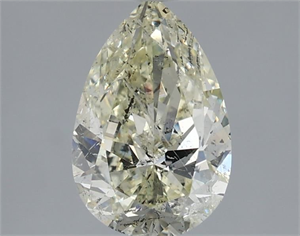 Foto Diamante Natural 2.00 quilates, De pera , Color L, claridad SI2 y certificado IGI de