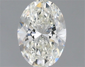 Picture of Natural Diamond 0.59 Carats, Oval with  Cut, H Color, VS2 Clarity and Certified by IGI