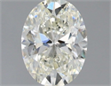 Natural Diamond 1.00 Carats, Oval with  Cut, I Color, SI1 Clarity and Certified by IGI