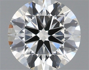 Picture of Natural Diamond 0.40 Carats, Round with Excellent Cut, H Color, VS1 Clarity and Certified by IGI