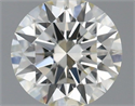 Diamante Natural 0.54 quilates, Redondo , Color J, claridad VVS1 y certificado IGI
