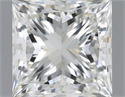 Diamante Natural 0.72 quilates, Princesa , Color H, claridad VVS1 y certificado IGI
