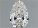 Natural Diamond 0.59 Carats, Pear with  Cut, G Color, VVS1 Clarity and Certified by IGI