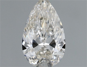 Picture of Natural Diamond 0.59 Carats, Pear with  Cut, G Color, VVS1 Clarity and Certified by IGI