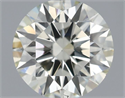 Natural Diamond 0.80 Carats, Round with Excellent Cut, L Color, VS2 Clarity and Certified by IGI