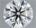 Natural Diamond 0.60 Carats, Round with Very Good Cut, H Color, VVS2 Clarity and Certified by IGI