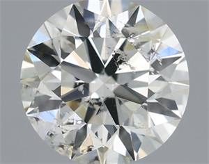 Picture of Natural Diamond 0.70 Carats, Round with Excellent Cut, K Color, SI2 Clarity and Certified by IGI