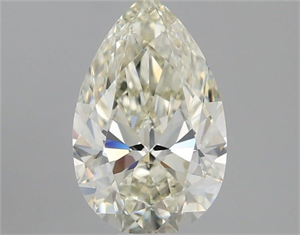 Picture of Natural Diamond 1.32 Carats, Pear with  Cut, J Color, IF Clarity and Certified by IGI