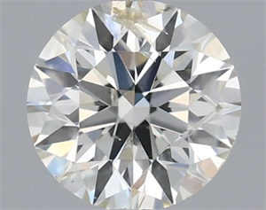 Picture of Natural Diamond 0.59 Carats, Round with Excellent Cut, I Color, I1 Clarity and Certified by IGI