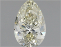 Natural Diamond 1.00 Carats, Pear with  Cut, K Color, VVS1 Clarity and Certified by IGI