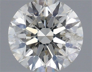Picture of Natural Diamond 0.50 Carats, Round with Excellent Cut, I Color, SI2 Clarity and Certified by IGI