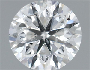 Picture of Natural Diamond 0.50 Carats, Round with Very Good Cut, D Color, SI2 Clarity and Certified by IGI