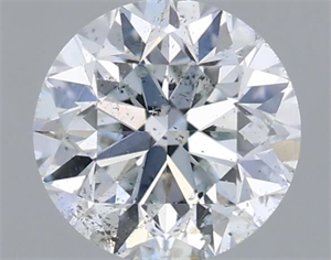 Picture of Natural Diamond 0.70 Carats, Round with Very Good Cut, G Color, SI2 Clarity and Certified by IGI