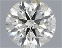 Natural Diamond 0.70 Carats, Round with Excellent Cut, J Color, I1 Clarity and Certified by IGI