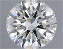 Natural Diamond 0.45 Carats, Round with Excellent Cut, H Color, SI1 Clarity and Certified by IGI