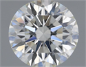 Natural Diamond 0.72 Carats, Round with Excellent Cut, J Color, VVS1 Clarity and Certified by GIA