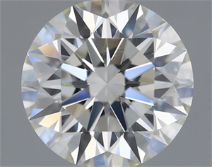 Picture of Natural Diamond 0.72 Carats, Round with Excellent Cut, J Color, VVS1 Clarity and Certified by GIA