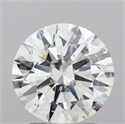 Natural Diamond 3.02 Carats, Round with Excellent Cut, E Color, SI2 Clarity and Certified by IGI