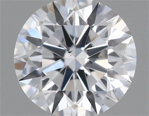 Picture of Natural Diamond 0.40 Carats, Round with Excellent Cut, D Color, SI1 Clarity and Certified by GIA
