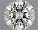 Natural Diamond 0.52 Carats, Round with Excellent Cut, K Color, SI2 Clarity and Certified by IGI
