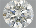 Natural Diamond 0.40 Carats, Round with Excellent Cut, K Color, VS2 Clarity and Certified by IGI